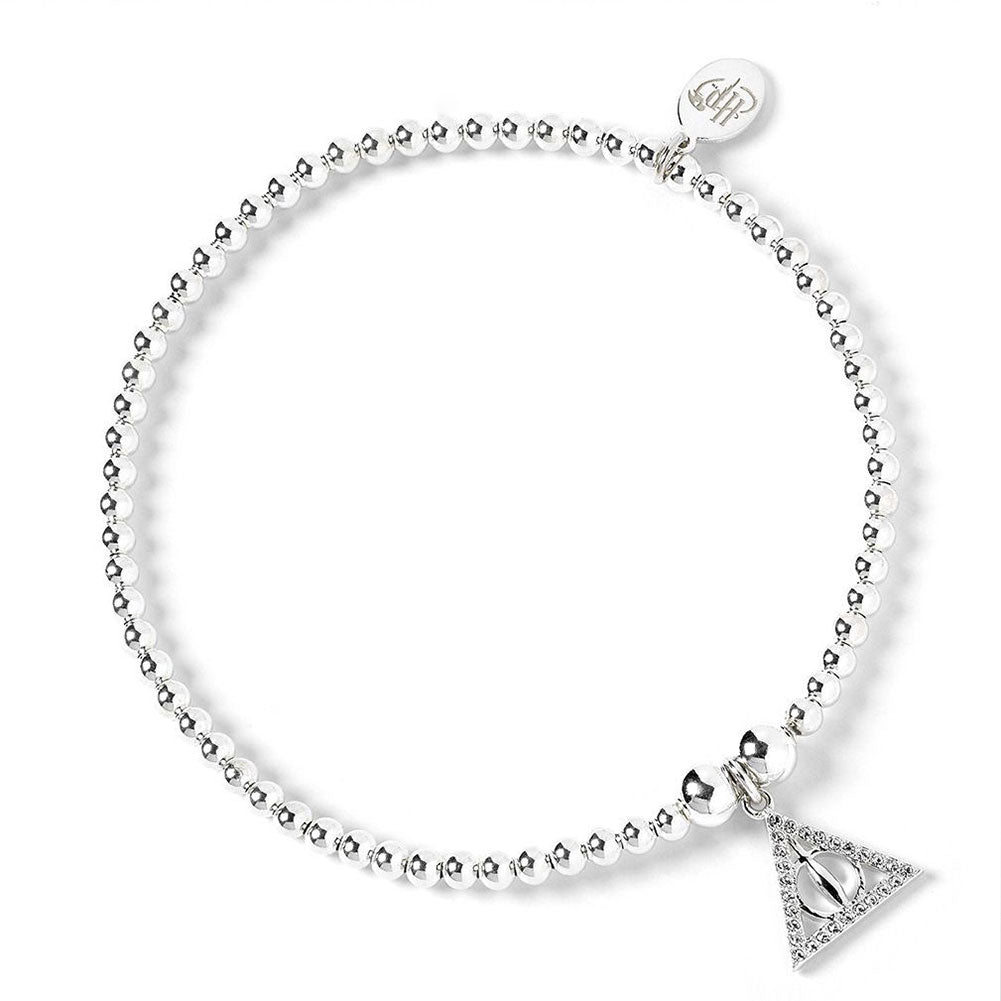 Harry Potter Sterling Silver Crystal Bracelet Deathly Hallows - Buy Sterling Silver at GiftMasters.co.uk