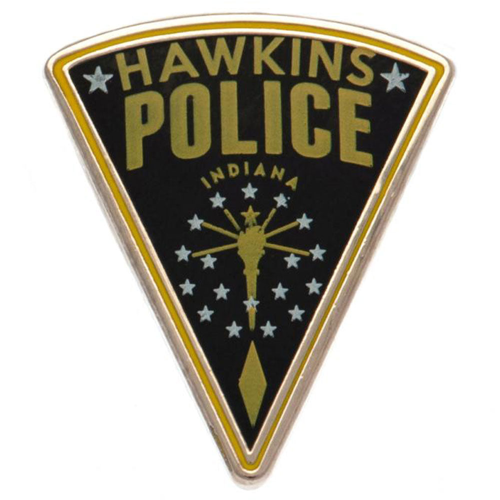 Stranger Things Hawkins Police Pin Badge - Buy  at GiftMasters.co.uk