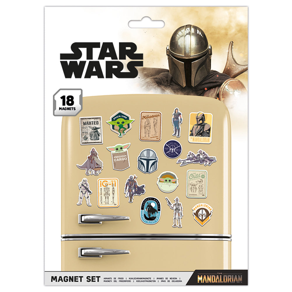 Star Wars: The Mandalorian Fridge Magnet Set - Buy Home Accessories at GiftMasters.co.uk