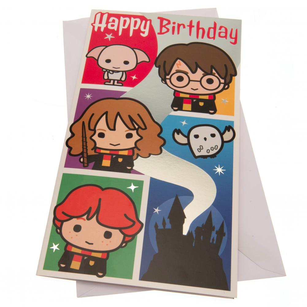 Harry Potter Birthday Card - Buy Cards & Gift Wrap at GiftMasters.co.uk