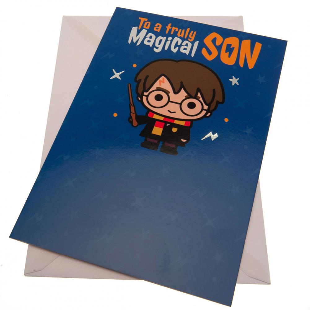 Harry Potter Birthday Card Son - Buy Cards & Gift Wrap at GiftMasters.co.uk