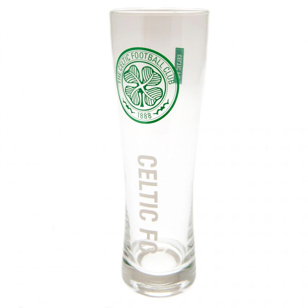 Celtic FC Tall Beer Glass - Buy Pint Glasses & Tumblers at GiftMasters.co.uk