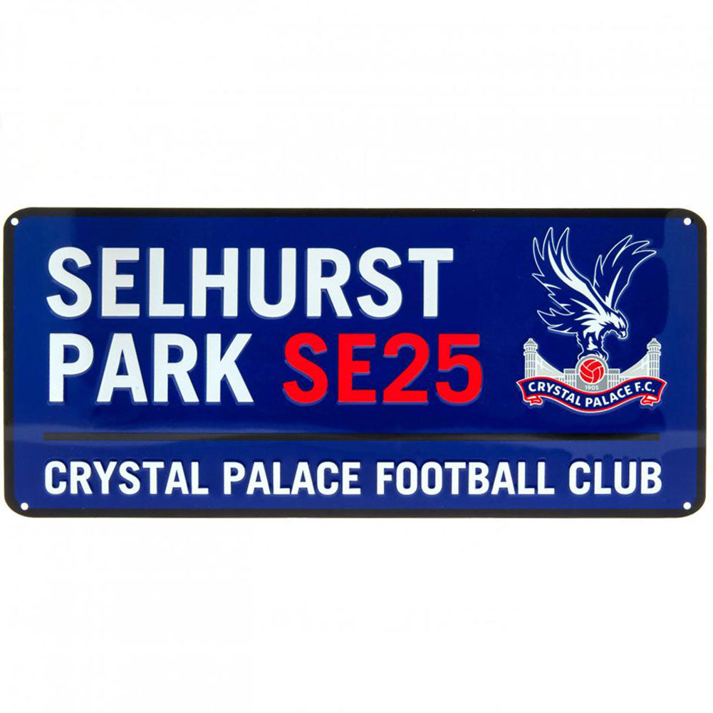 Crystal Palace FC Colour Street Sign - Buy  at GiftMasters.co.uk