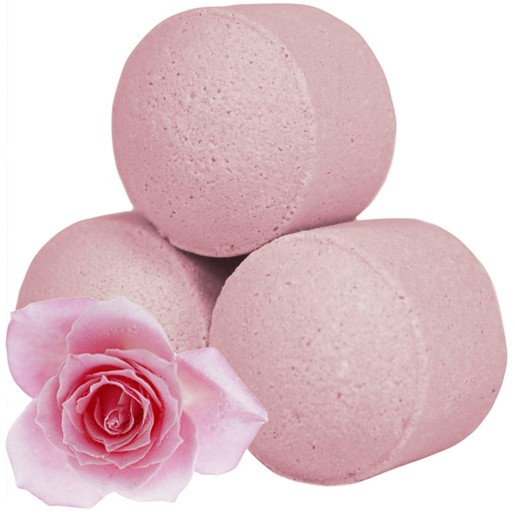 Pack Of 10 Chill Pills (Mini Bath Bombs) - Rose - Buy 0.14 at GiftMasters.co.uk