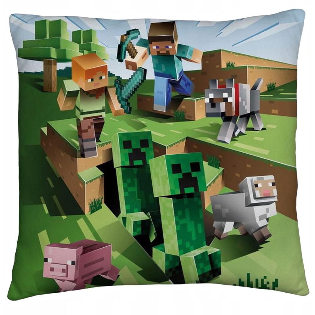 Minecraft Characters Cushion - Buy Cushions at GiftMasters.co.uk