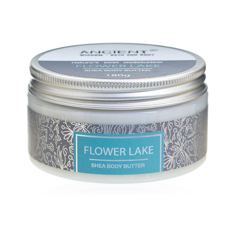 Shea Body Butter 180g - Flower Lake - Buy 0.18 at GiftMasters.co.uk