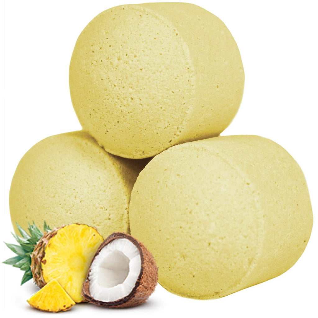 Pack Of 10 Chill Pills (Mini Bath Bombs) - Pinacolada - Buy 0.14 at GiftMasters.co.uk