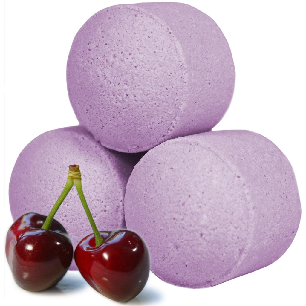 Pack Of 10 Chill Pills (Mini Bath Bombs) - Black Cherry - Buy 0.14 at GiftMasters.co.uk