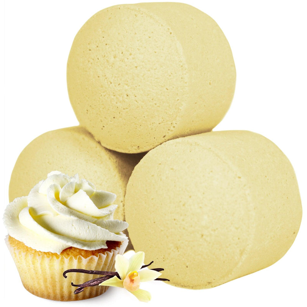 Pack Of 10 Chill Pills (Mini Bath Bombs) - Vanilla Cup Cake - Buy 0.14 at GiftMasters.co.uk