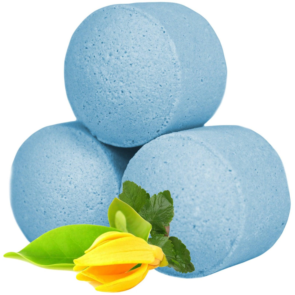 Pack Of 10 Chill Pills (Mini Bath Bombs) - Ylang & Patchouli - Buy 0.14 at GiftMasters.co.uk