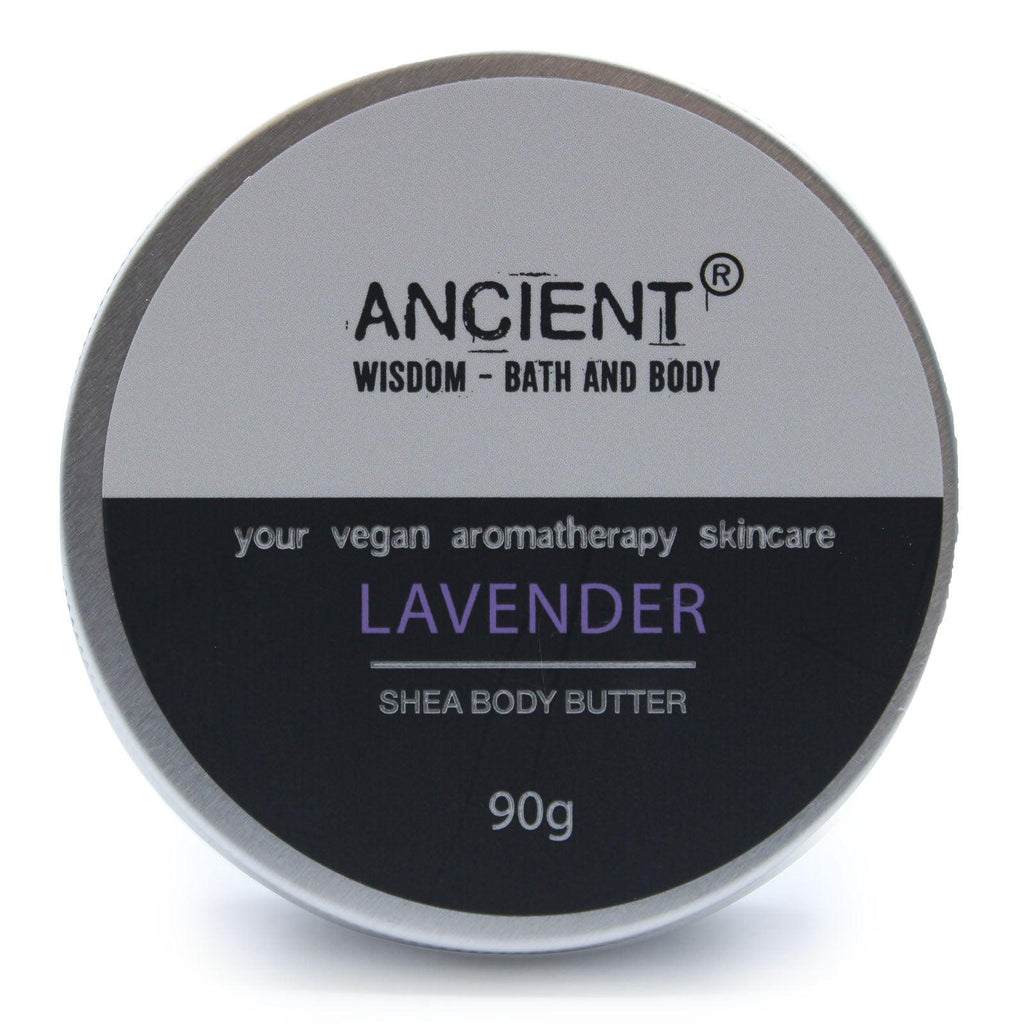 Aromatherapy Shea Body Butter 90g - Lavender - Buy 0.09 at GiftMasters.co.uk