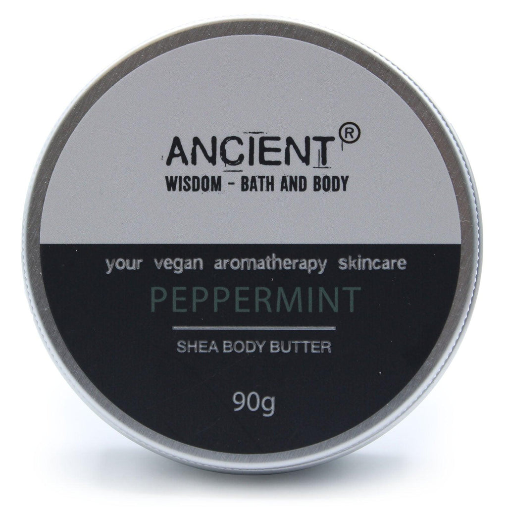 Aromatherapy Shea Body Butter 90g - Peppermint - Buy 0.09 at GiftMasters.co.uk