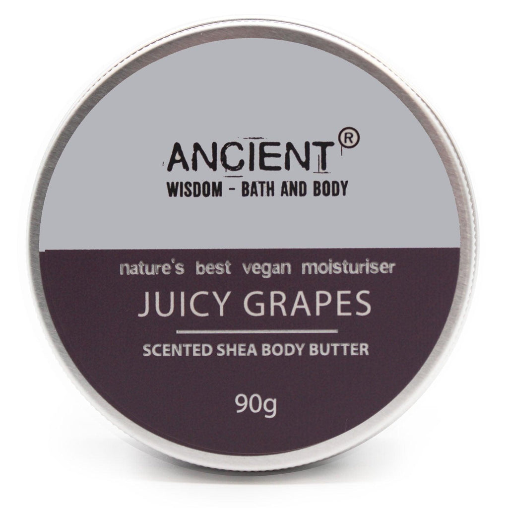 Scented Shea Body Butter 90g - Juicy Grapes - Buy 0.09 at GiftMasters.co.uk