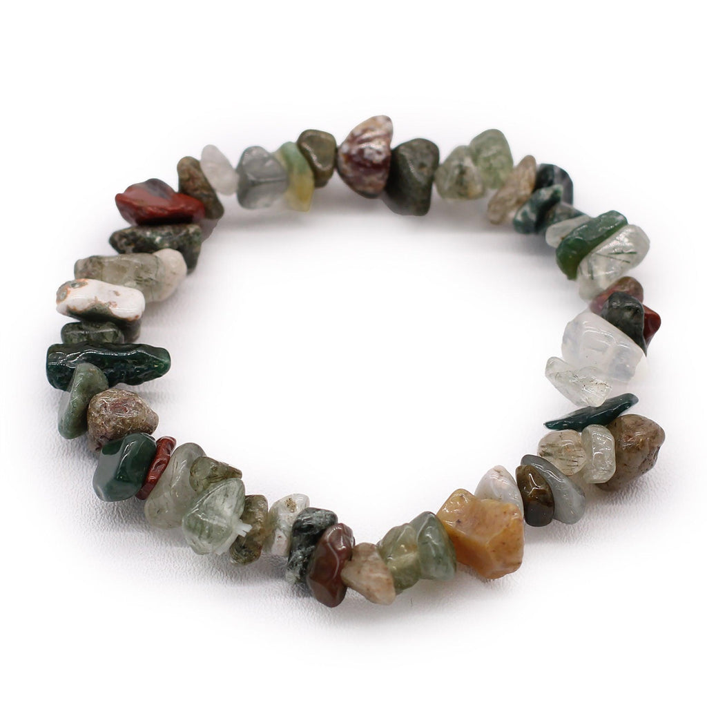 Chipstone Bracelet - Moss Agate - Buy 0.17 at GiftMasters.co.uk