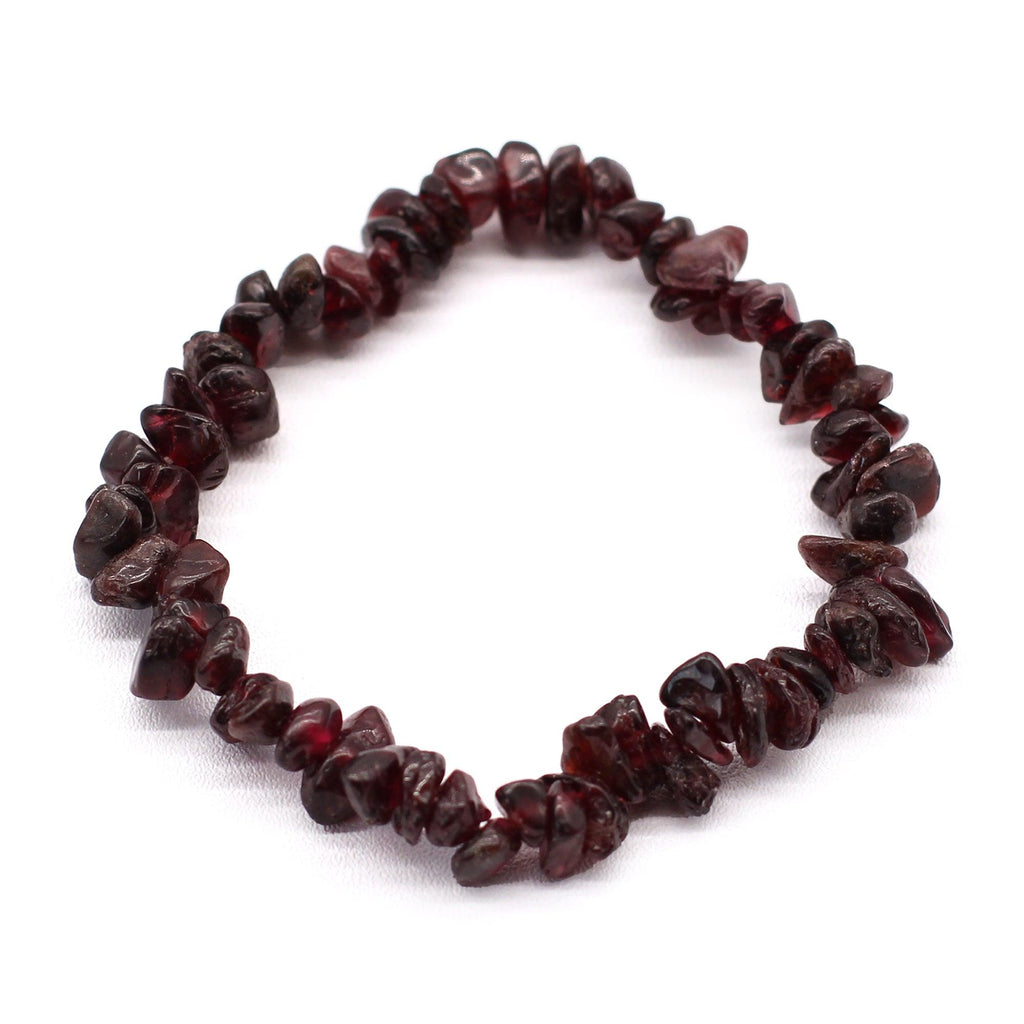 Chipstone Bracelet - Blood Garnet - Buy 0.175 at GiftMasters.co.uk