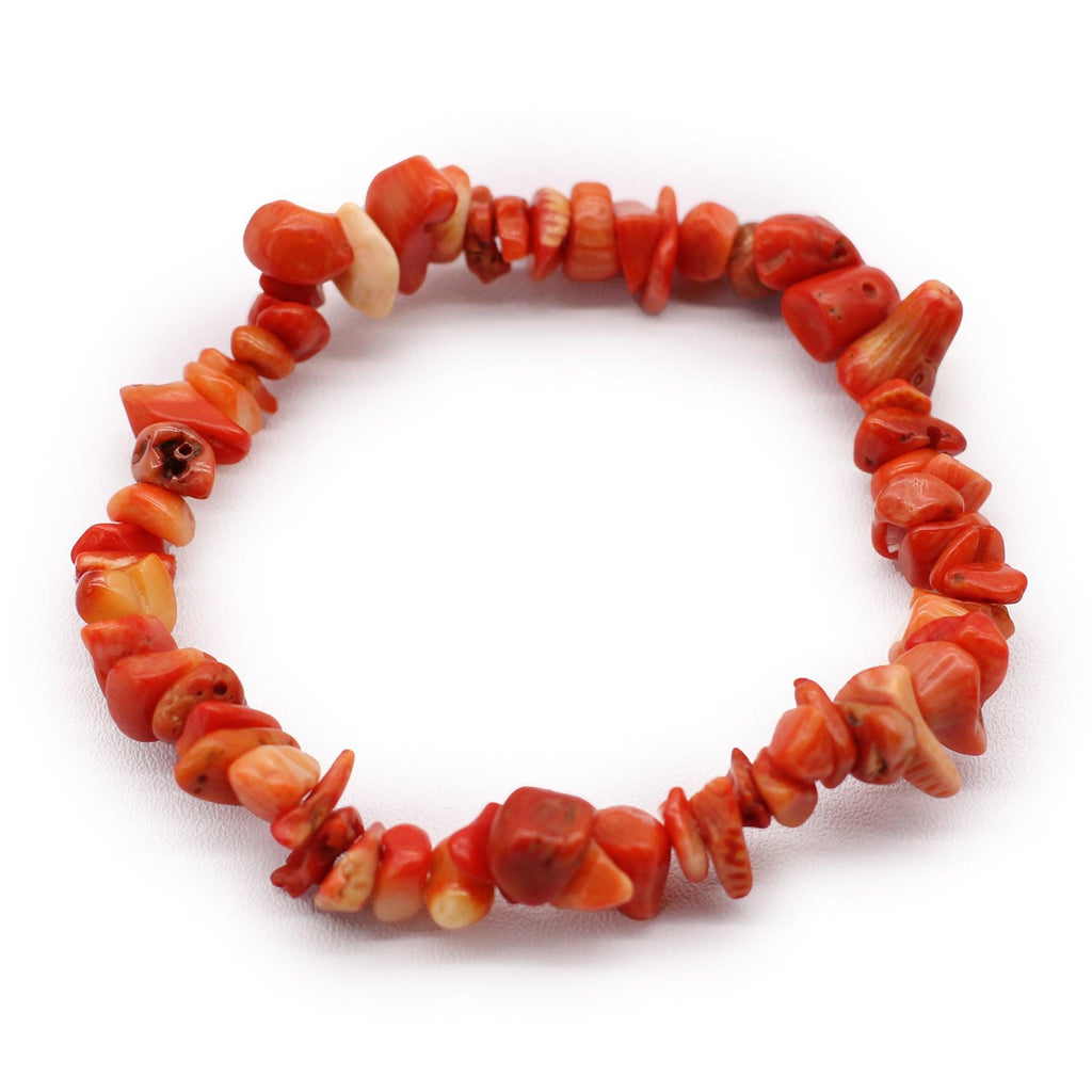 Chipstone Bracelet - Coralite Stone - Buy 0.145 at GiftMasters.co.uk