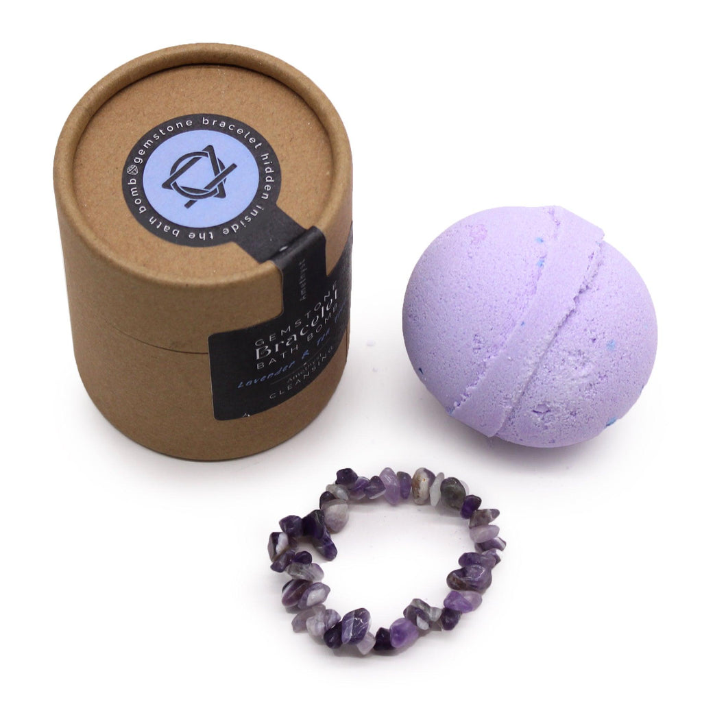 Amethyst Gem Bracelet Bath Bomb - Buy 0.17 at GiftMasters.co.uk