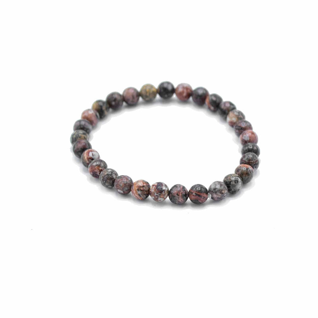 Gemstone Manifestation Bracelet - Lepard Skin - Courage - Buy 0 at GiftMasters.co.uk