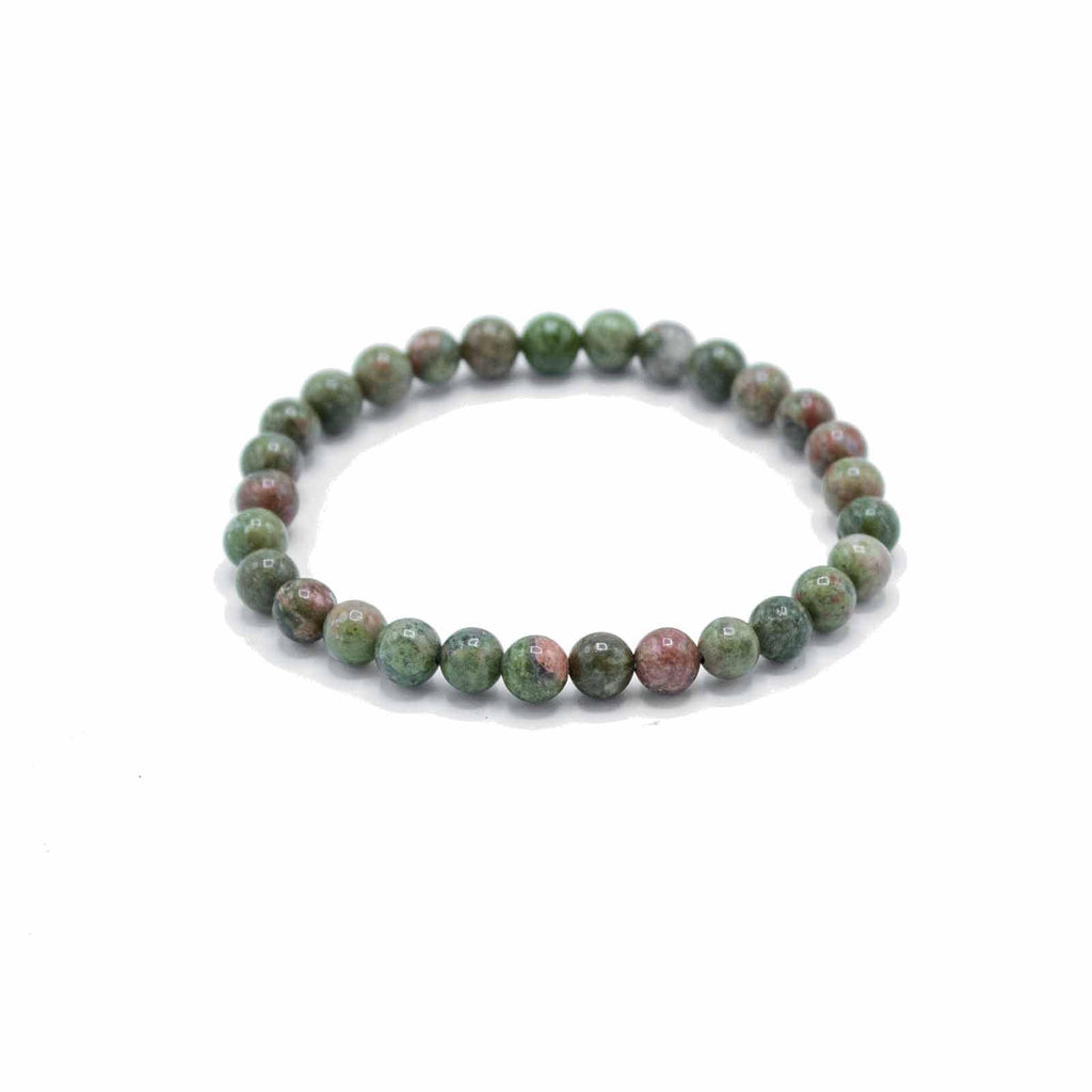 Gemstone Manifestation Bracelet - Green Jasper - Growth - Buy 0 at GiftMasters.co.uk