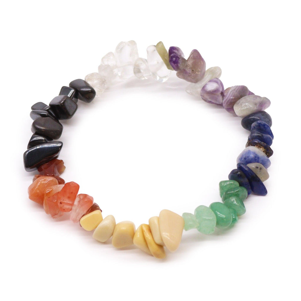 Chipstone Bracelet - Chakra Stones - Buy 0.145 at GiftMasters.co.uk