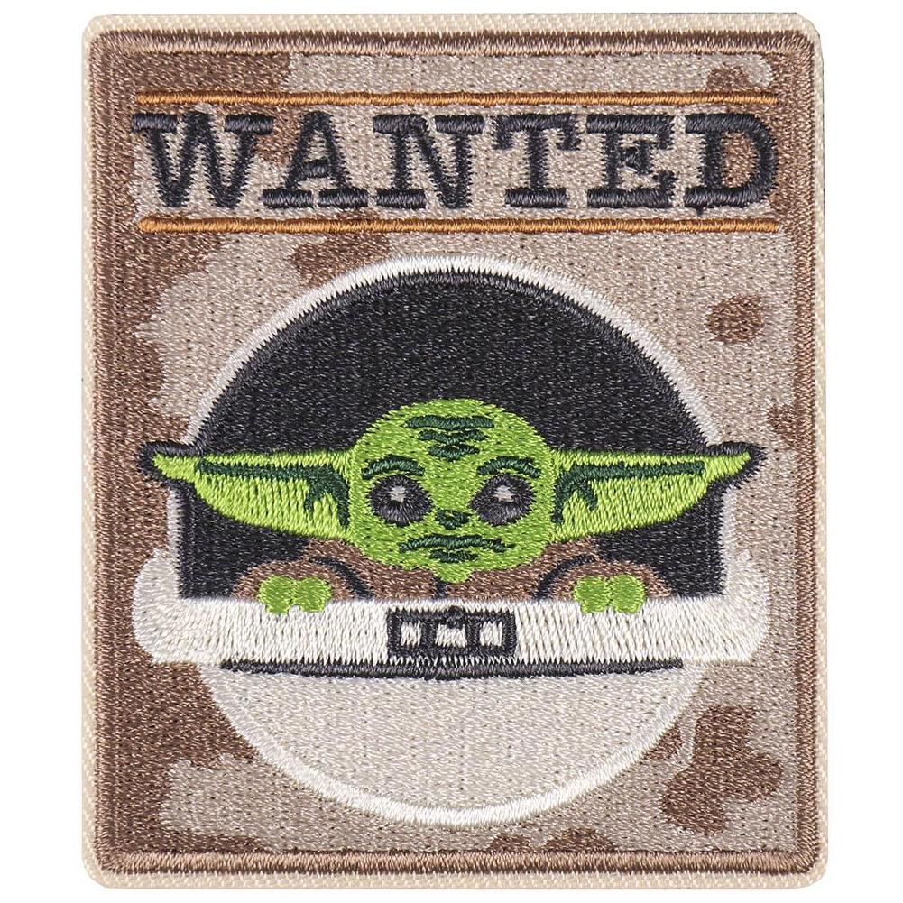 Star Wars: The Mandalorian Iron-On Patch Wanted - Buy Luggage Accessories at GiftMasters.co.uk