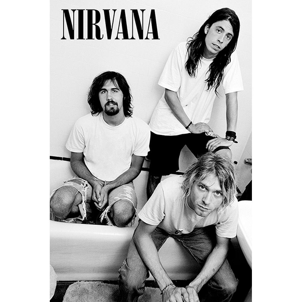 Nirvana Poster Bathroom 75 - Buy Posters at GiftMasters.co.uk