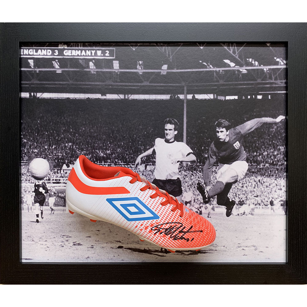 England FA Hurst Signed Boot (Framed) - Buy Gloves & Boots at GiftMasters.co.uk