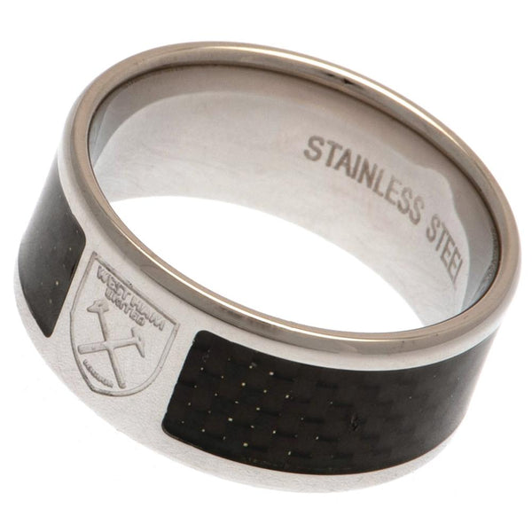West Ham United FC Carbon Fibre Ring
