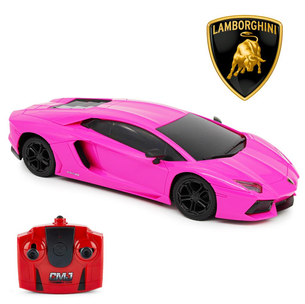 Lamborghini Aventador Radio Controlled Car 1:24 Scale Pink - Buy Radio Control at GiftMasters.co.uk