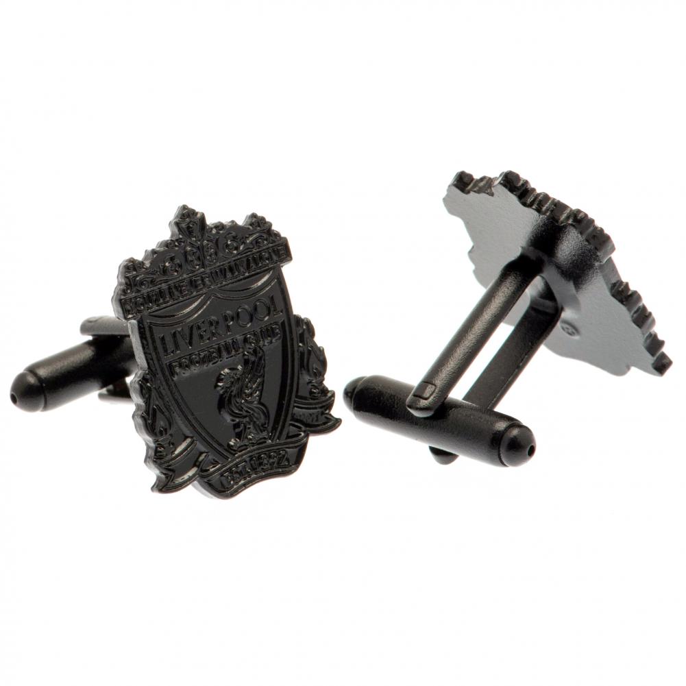 Liverpool FC Black IP Cufflinks - Buy Cufflinks at GiftMasters.co.uk