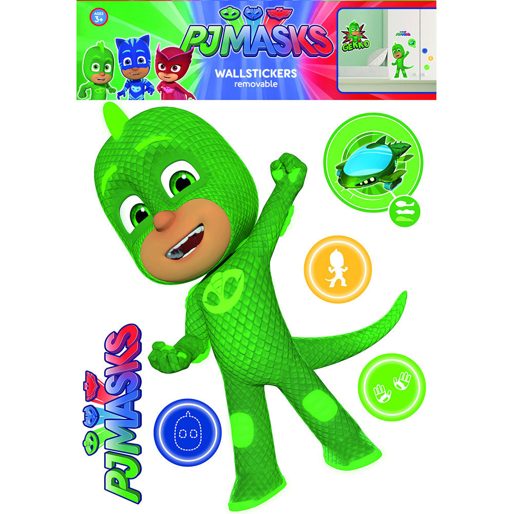 PJ Masks Wall Sticker A3 Gekko - Buy Wall Coverings at GiftMasters.co.uk
