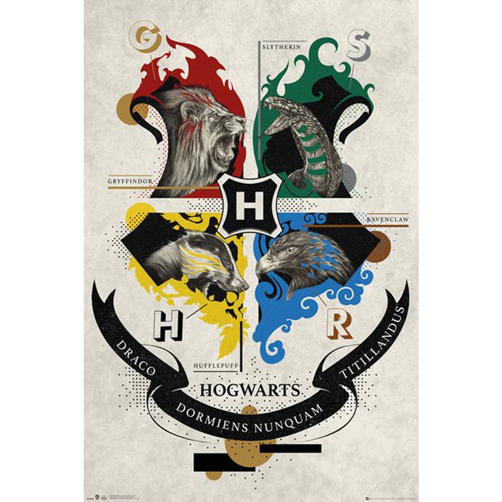Harry Potter Poster Animal Crest 103 - Buy Posters at GiftMasters.co.uk