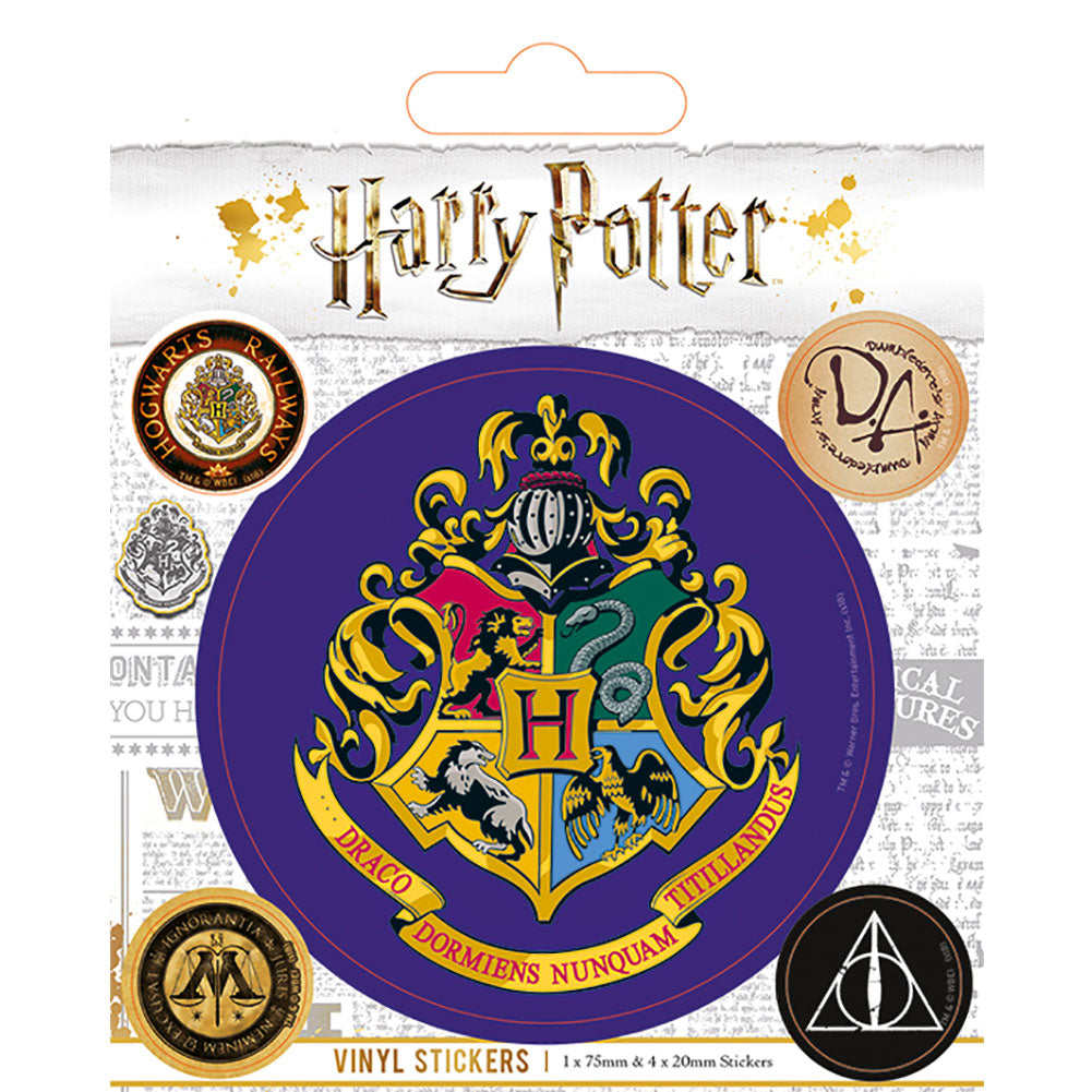 Harry Potter Hogwarts Stickers - Buy Stickers at GiftMasters.co.uk