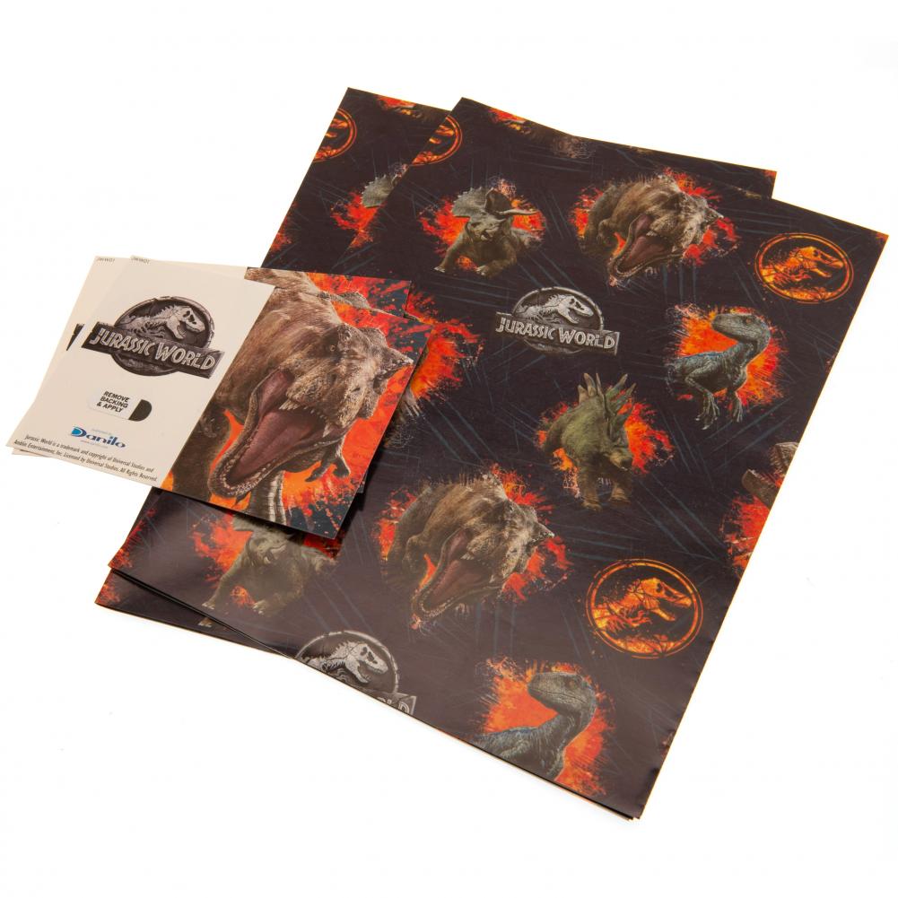 Jurassic World Gift Wrap - Buy Cards & Gift Wrap at GiftMasters.co.uk
