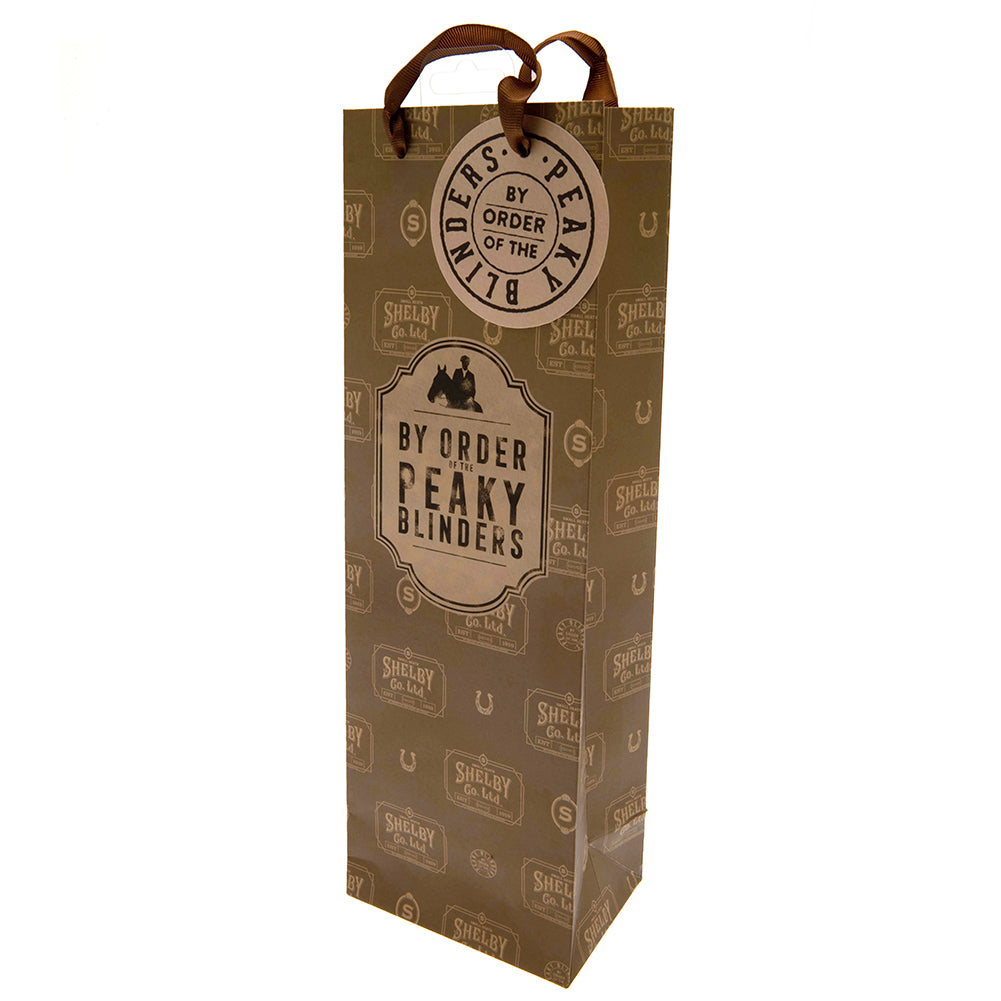 Peaky Blinders Bottle Gift Bag - Buy Cards & Gift Wrap at GiftMasters.co.uk