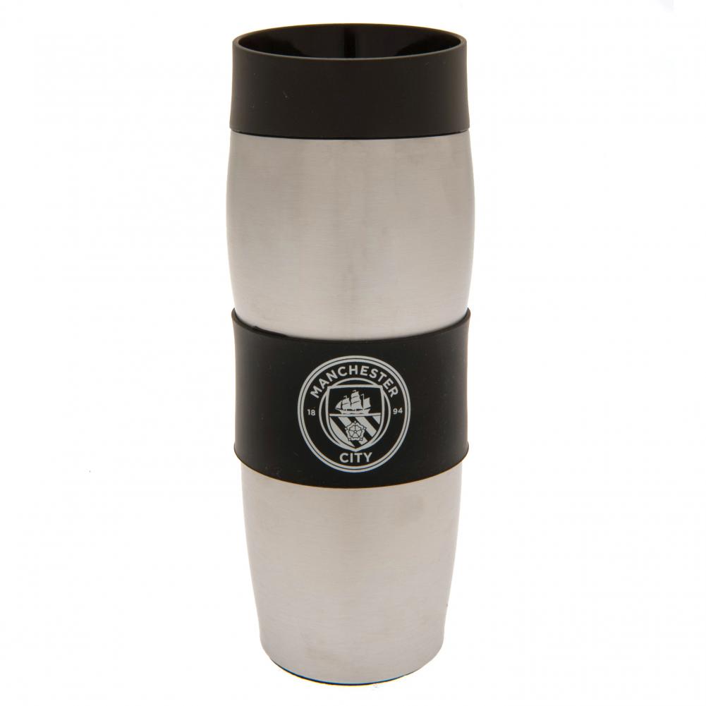 Manchester City FC Thermal Mug - Buy Travel Mugs at GiftMasters.co.uk