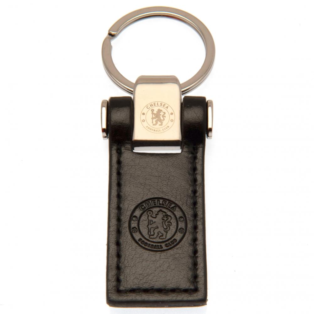 Chelsea FC Leather Key Fob - Buy  at GiftMasters.co.uk