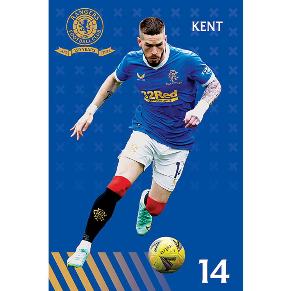 Rangers FC Poster Kent 8 - Buy Posters at GiftMasters.co.uk