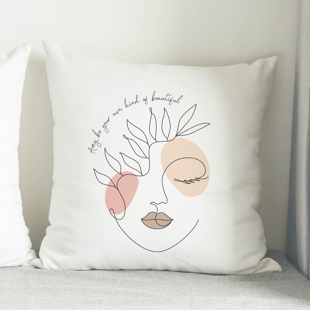 Personalised Grace Line Art Cushion - Buy Textiles at GiftMasters.co.uk