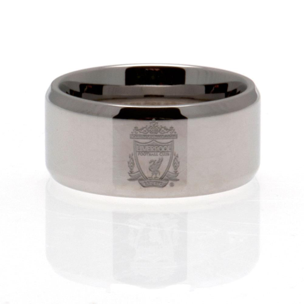 Liverpool FC Band Ring - Buy Stainless Steel at GiftMasters.co.uk