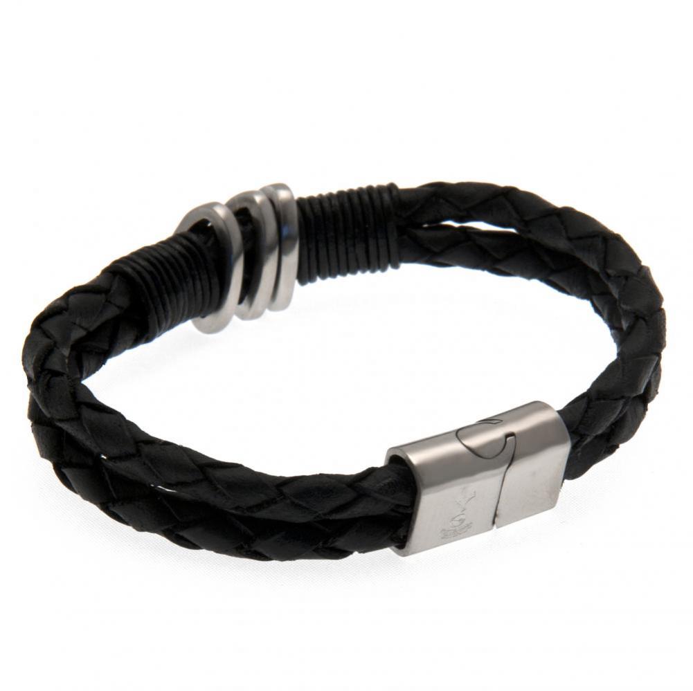 Tottenham Hotspur FC Leather Bracelet - Buy Leather at GiftMasters.co.uk