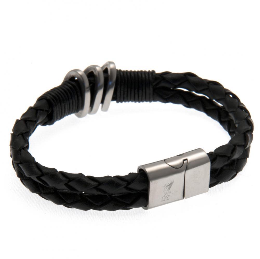 Liverpool FC Leather Bracelet - Buy Leather at GiftMasters.co.uk