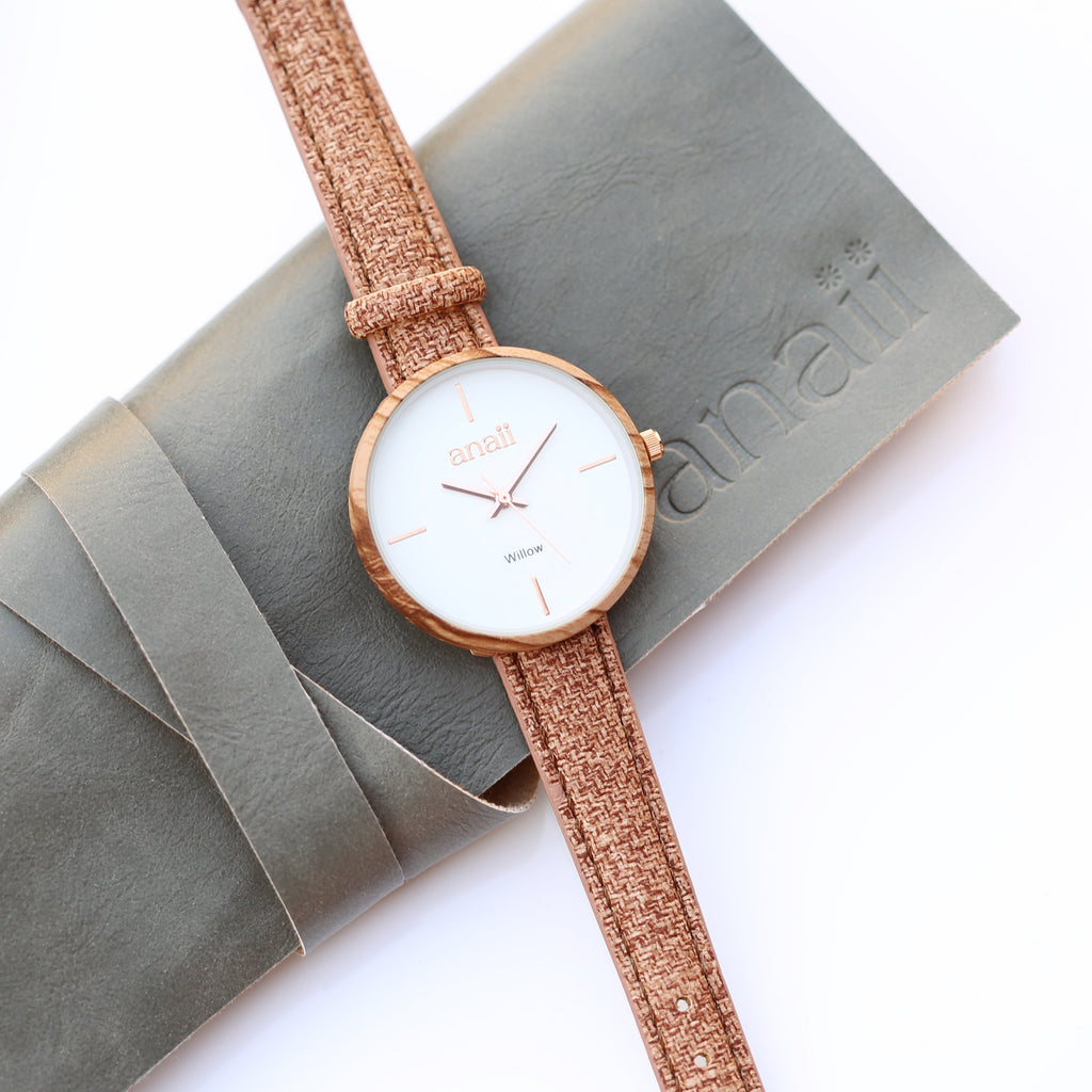 Handwriting Engraving Anaii Watch - Hazel Wood - Buy Anaii Watch OH at GiftMasters.co.uk