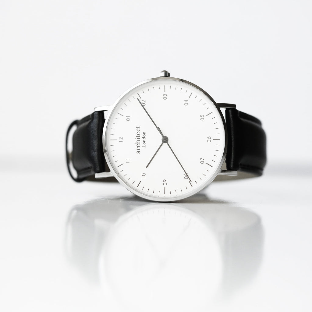 Handwriting Engraving - Men's Architect Zephyr + Jet Black Strap - Buy Zephyr at GiftMasters.co.uk