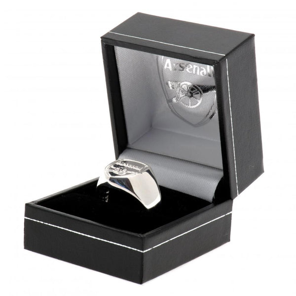 arsenal fc sterling silver ring