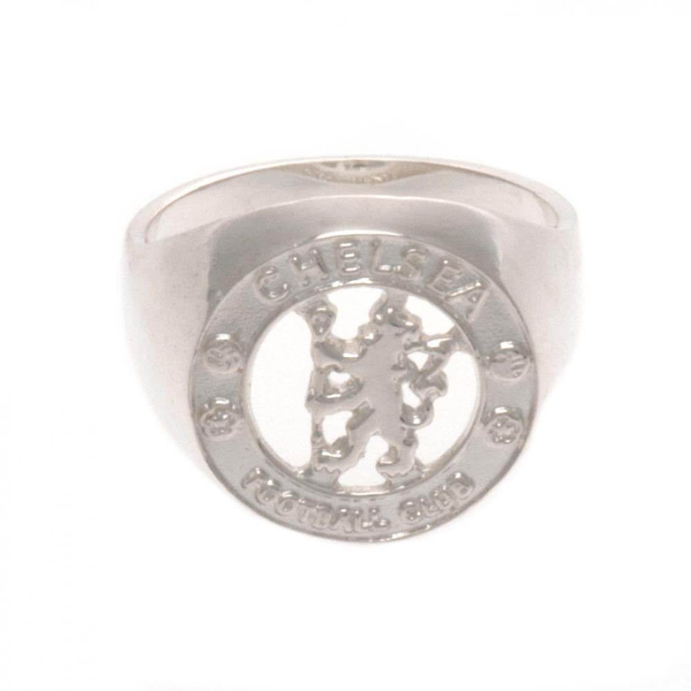 Chelsea FC Sterling Silver Ring - Buy Sterling Silver at GiftMasters.co.uk