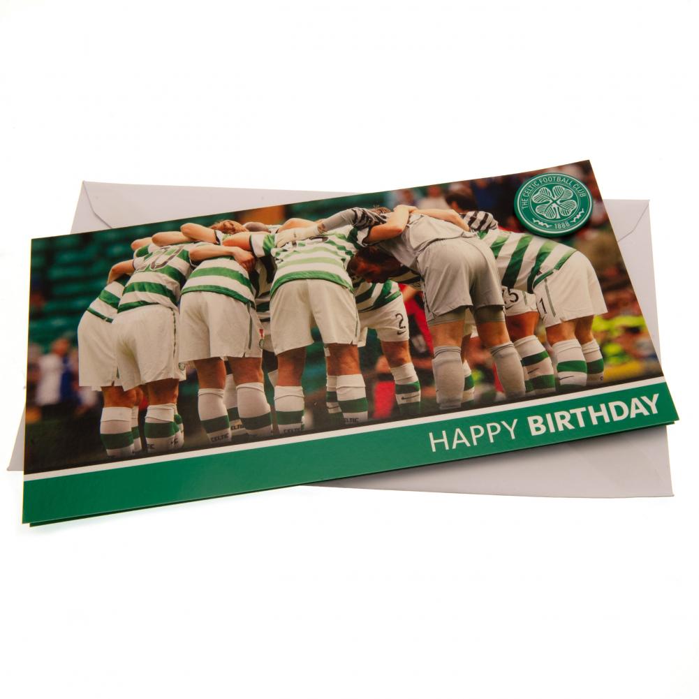 Celtic FC Huddle Birthday Card - Buy Cards & Gift Wrap at GiftMasters.co.uk
