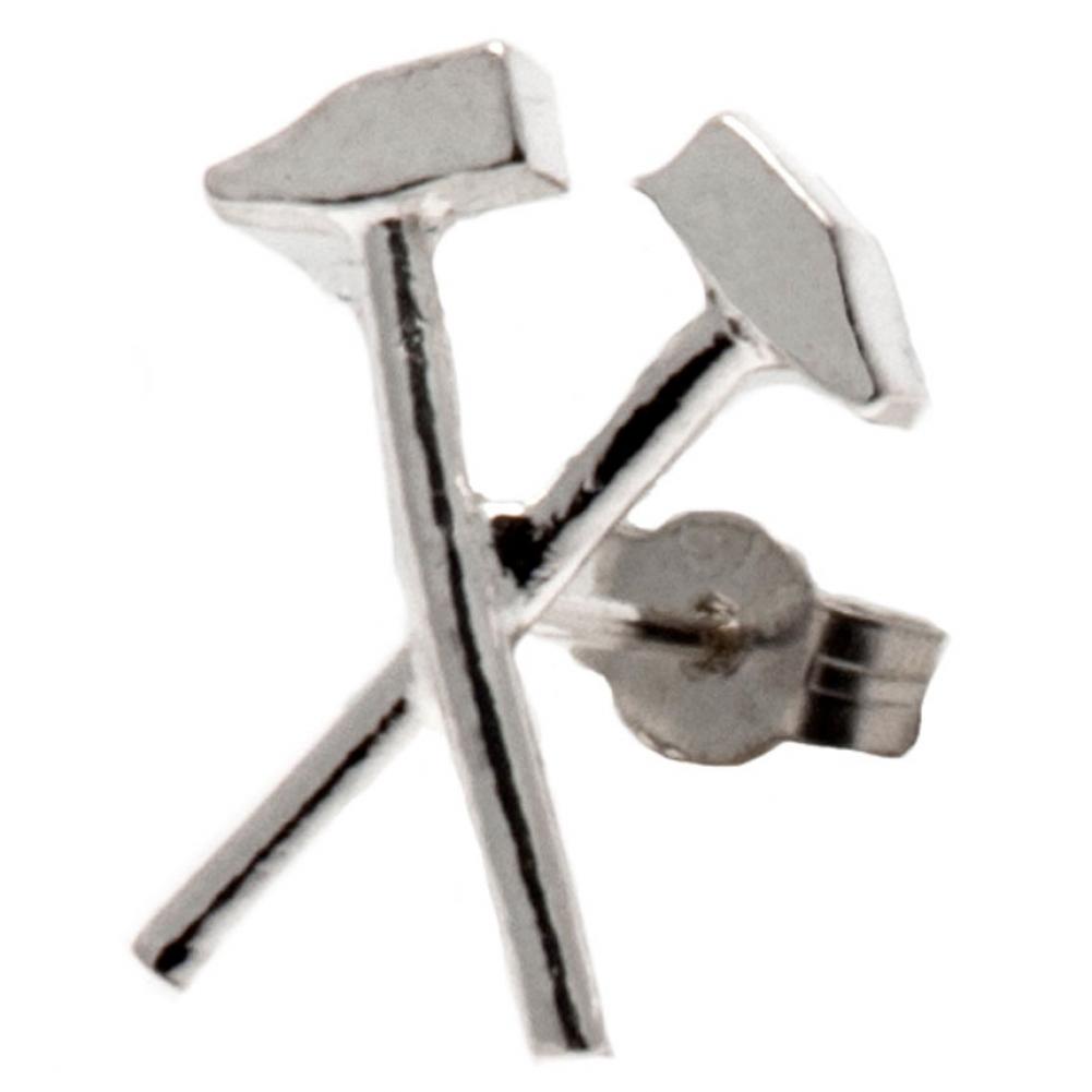 West Ham United FC Sterling Silver Stud Earring - Buy Sterling Silver at GiftMasters.co.uk