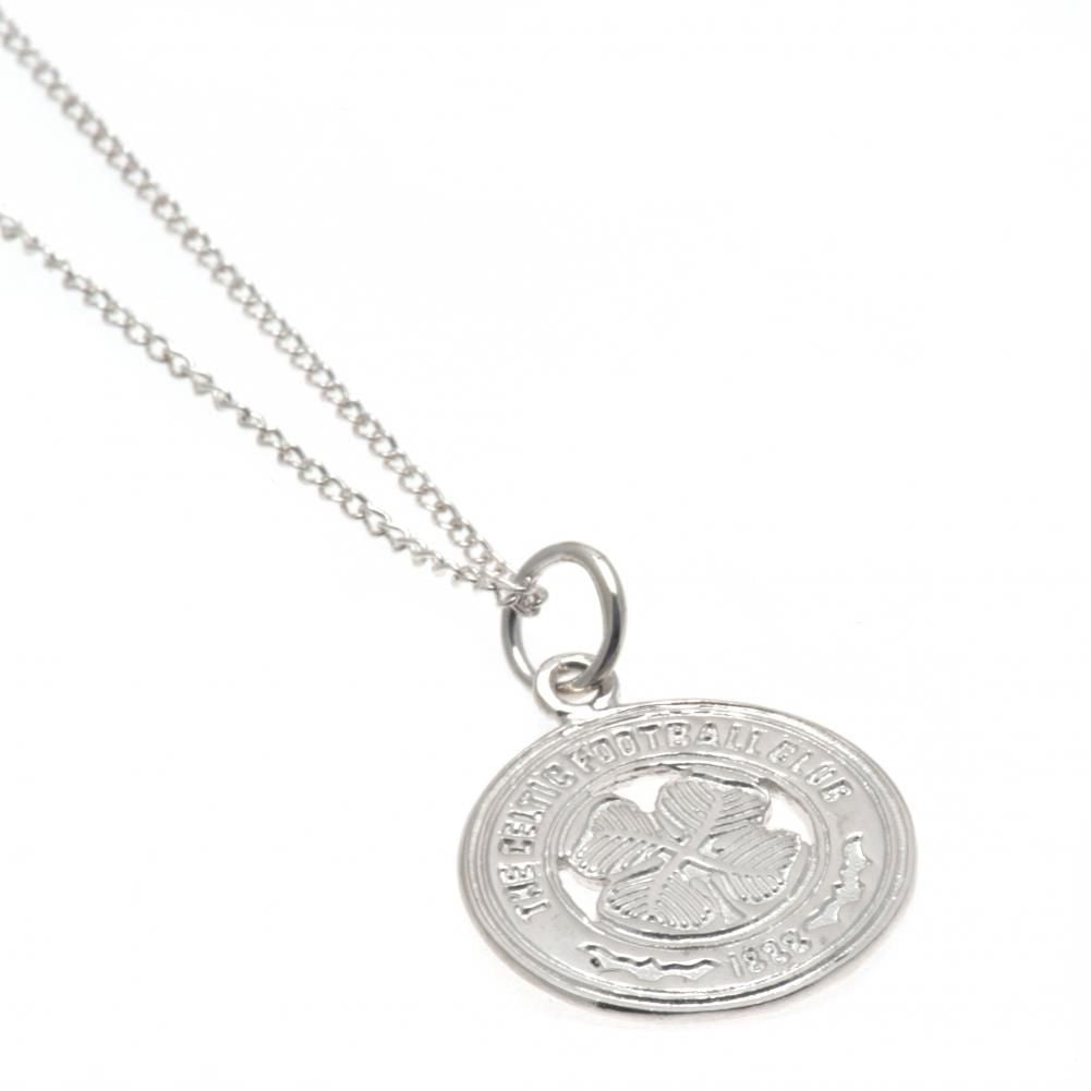 Celtic FC Sterling Silver Pendant & Chain - Buy Sterling Silver at GiftMasters.co.uk