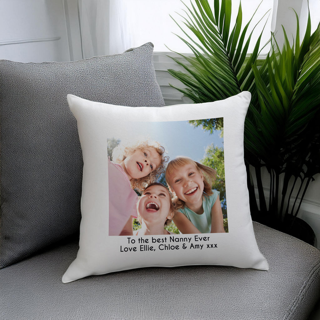 Personalised Photo Upload Cushion - Buy Photo Upload Products at GiftMasters.co.uk